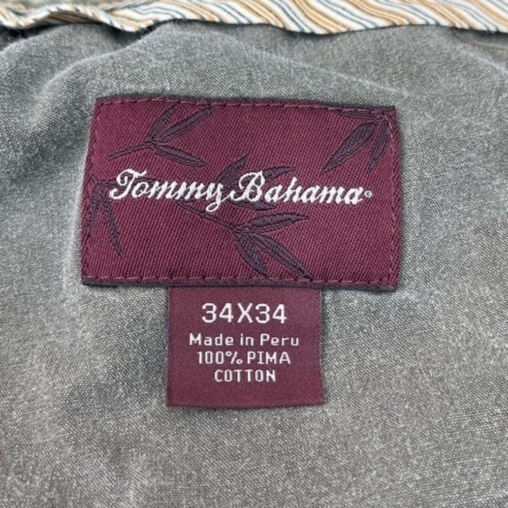 Tommy Bahama Chino Khaki Pima Cotton Pants - Picture 4 of 4